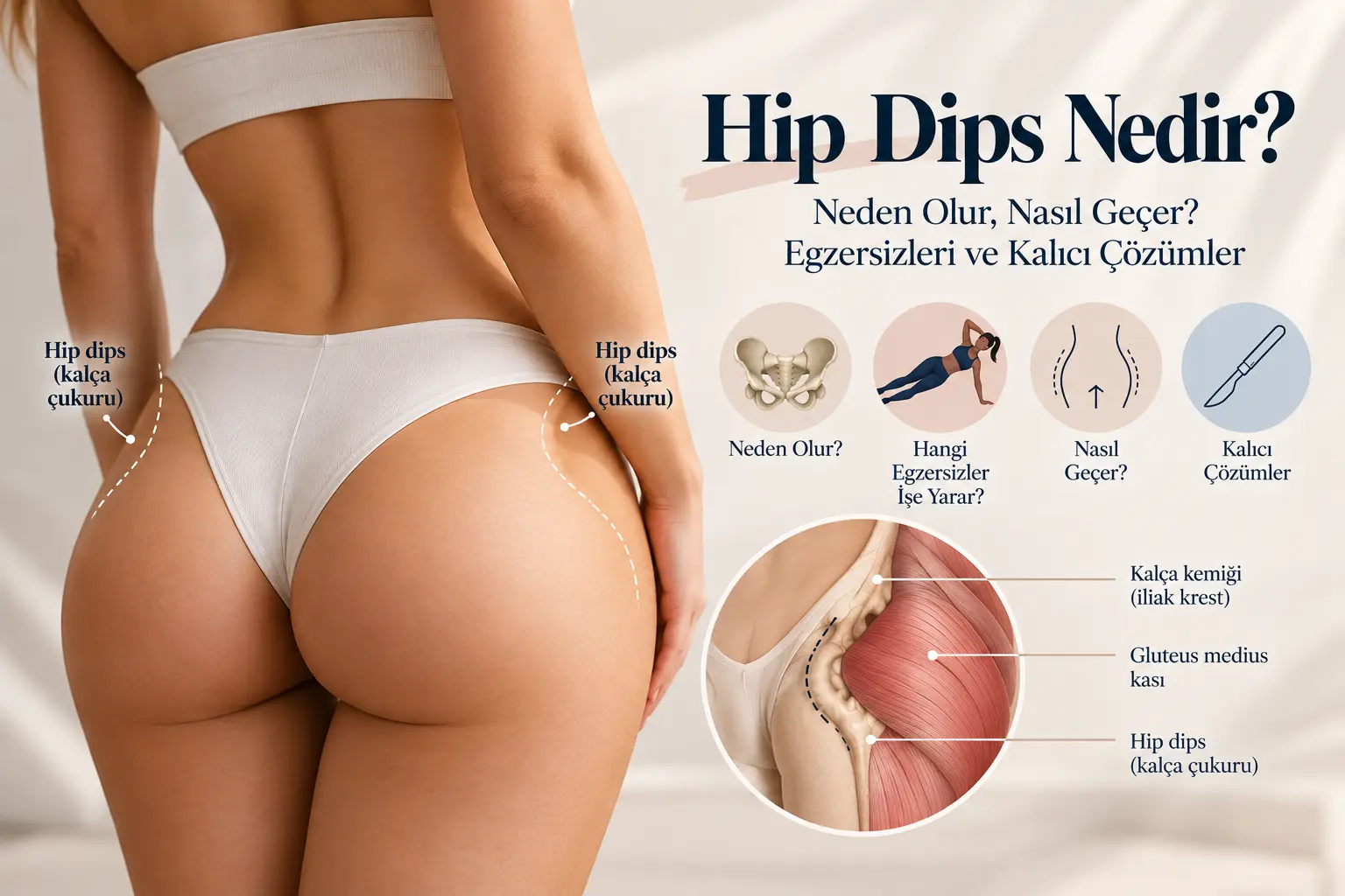 Hip dips (kalça çukuru) nedir, nasıl geçer - Antalya